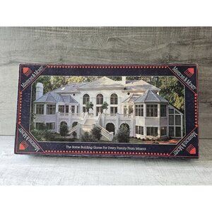 Vtg Mansions and Money Financial Board Game by Masco Rare Complete 1992